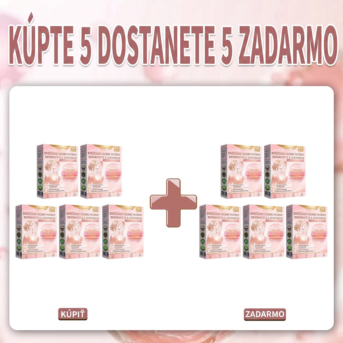 🌿HISKIN® mikroihličkové náplasti na podporu plnšieho pevnejšieho a pozdvihnutejšieho vzhľadu poprsia a krajších kontúr | Jednoduchá každodenná starostlivosť o dekolt ✨