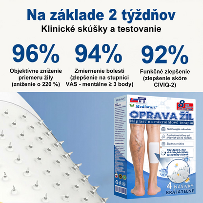 👨‍⚕️✅ Medistart® VeinRepair – mikrotűs ápoló tapasz ⚡ Azonnali megkönnyebbülés, hosszan tartó eredmény