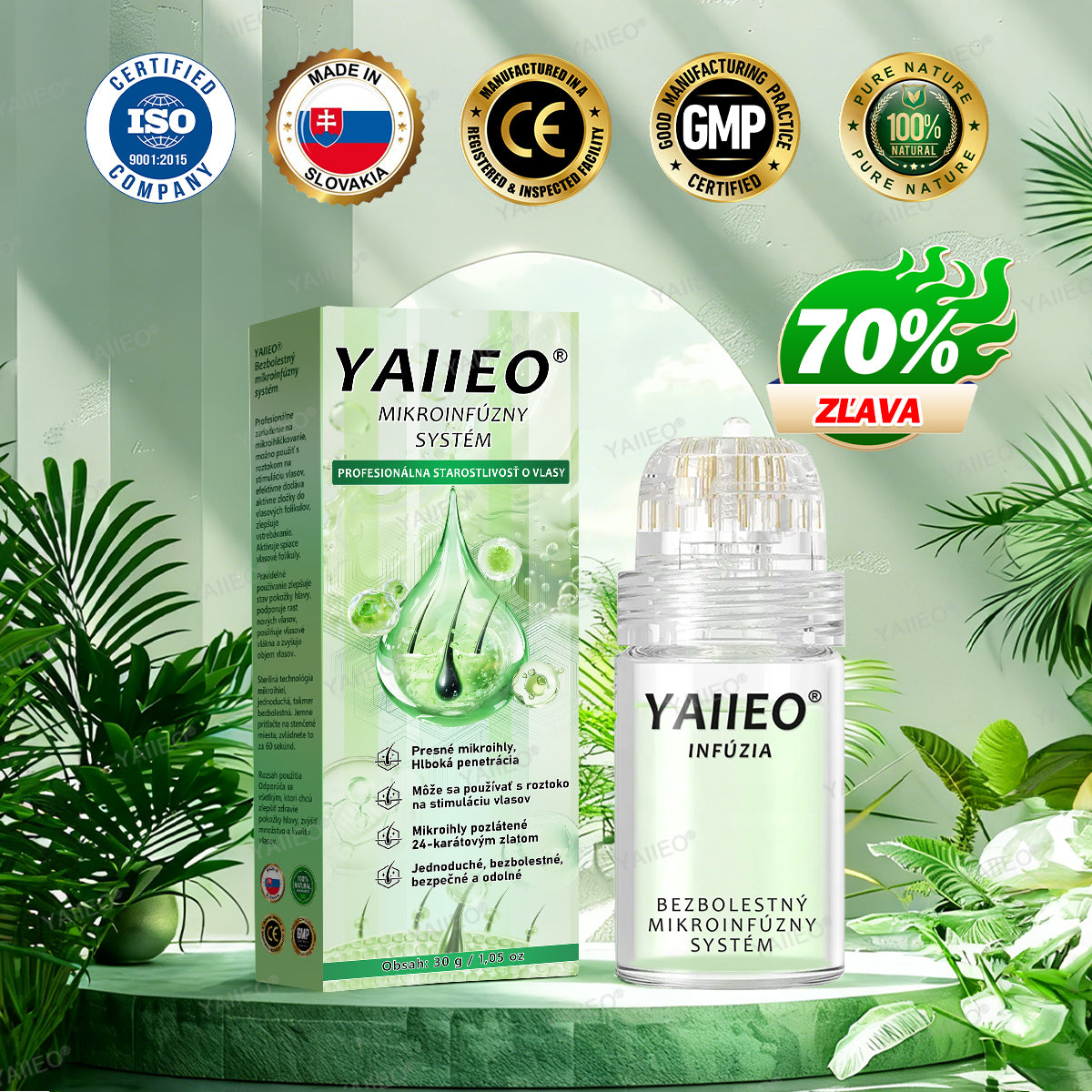 🍌𝐘𝐀𝐈𝐈𝐄𝐎® 𝑭á𝒋𝒅𝒂𝒍𝒐𝒎𝒎𝒆𝒏𝒕𝒆𝒔 𝑴𝒊𝒌𝒓𝒏💛 𝑹𝒆𝒏𝒅𝒔𝒛𝒆𝒓 Hlboko pôsobiace blokovanie DHT, reaktivácia vlasových folikulov a viditeľný rast vlasov