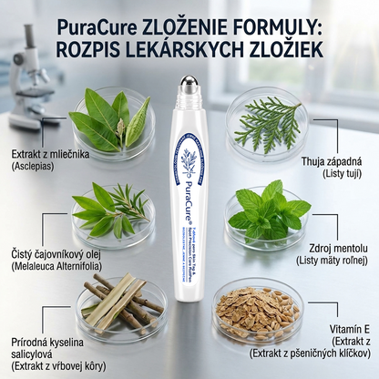 PuraCure® 👩‍⚕️ 7-dňové pero na odstraňovanie kožných výrastkov a znamienok – bezbolestný a bez jaziev, profesionálny valčekový aplikátor